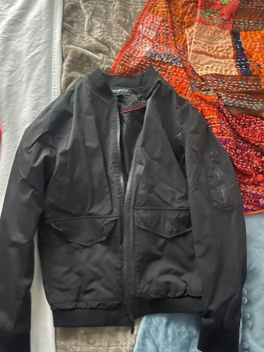Awearness Kenneth Cole | Black Bomber Jacket